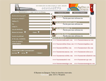 Tablet Screenshot of buzoneoenzaragoza.com